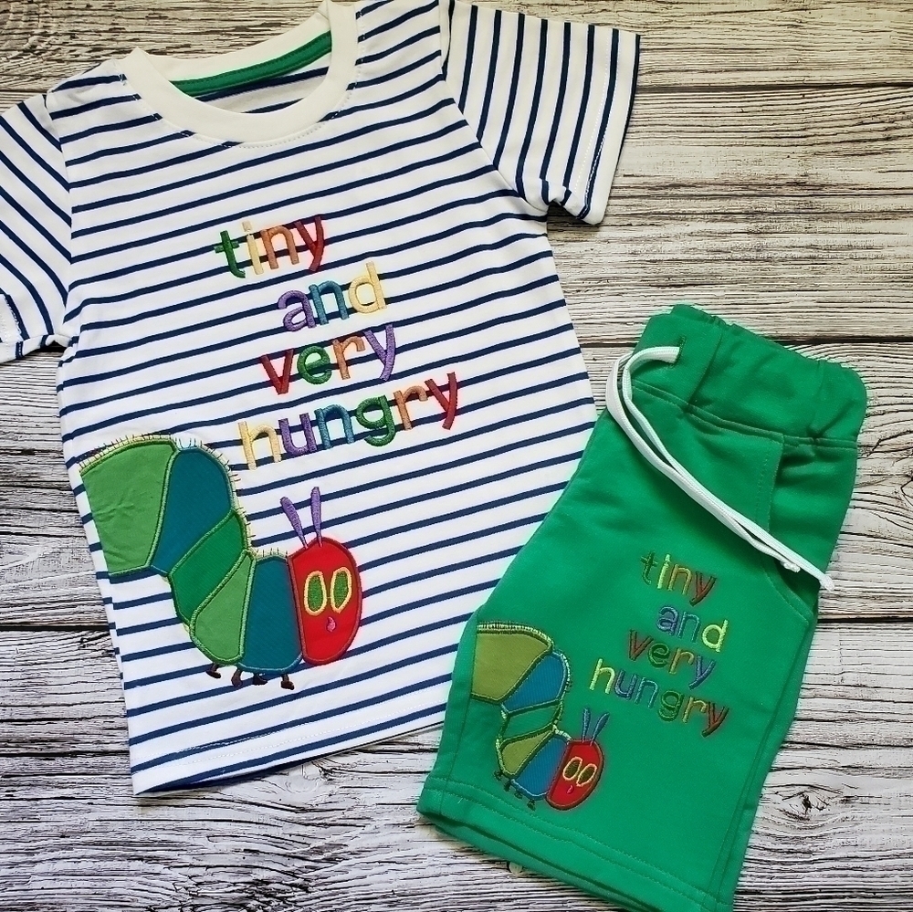 The Very Hungry Caterpillar T-Shirt Shorts Outfit